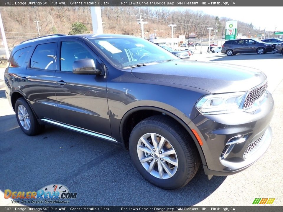 2021 Dodge Durango SXT Plus AWD Granite Metallic / Black Photo #8