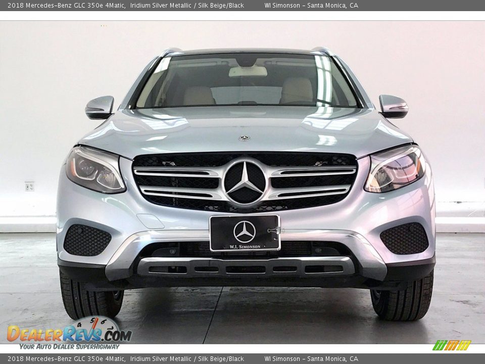 2018 Mercedes-Benz GLC 350e 4Matic Iridium Silver Metallic / Silk Beige/Black Photo #2