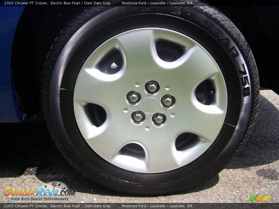 2003 Chrysler PT Cruiser Electric Blue Pearl / Dark Slate Gray Photo #24