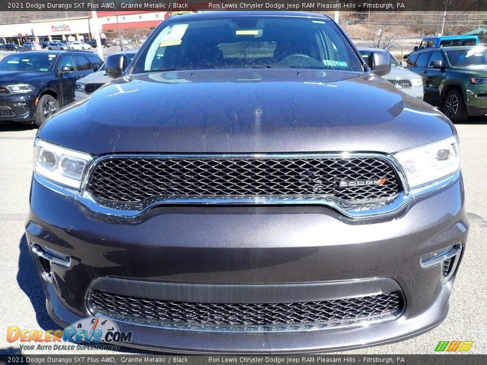 2021 Dodge Durango SXT Plus AWD Granite Metallic / Black Photo #9