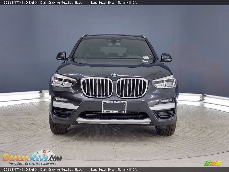 2021 BMW X3 sDrive30i Dark Graphite Metallic / Black Photo #2