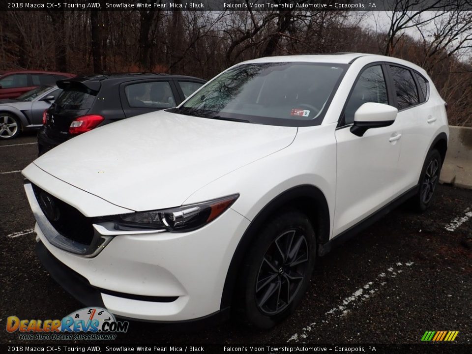 2018 Mazda CX-5 Touring AWD Snowflake White Pearl Mica / Black Photo #1