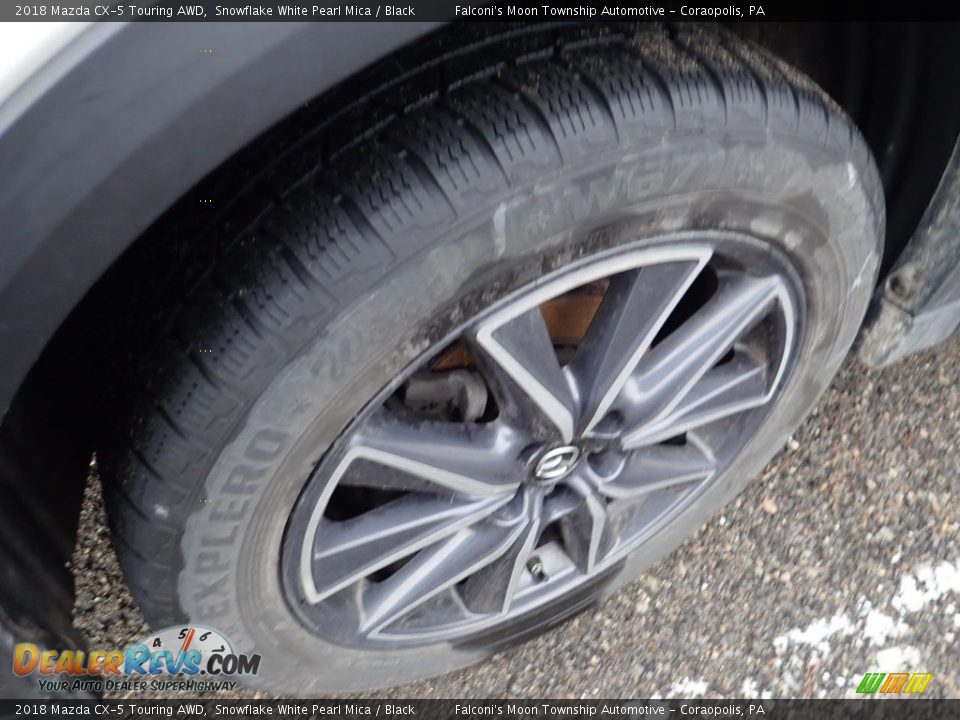 2018 Mazda CX-5 Touring AWD Snowflake White Pearl Mica / Black Photo #2