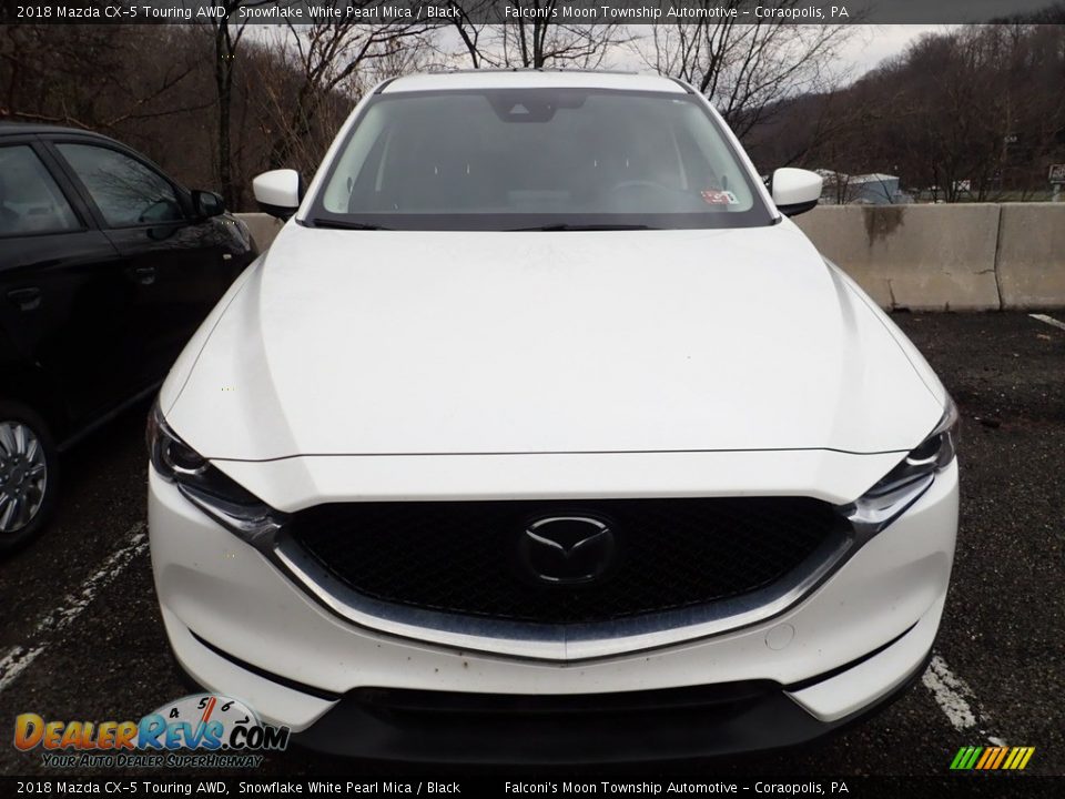 2018 Mazda CX-5 Touring AWD Snowflake White Pearl Mica / Black Photo #3