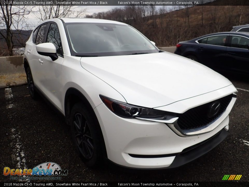 2018 Mazda CX-5 Touring AWD Snowflake White Pearl Mica / Black Photo #4