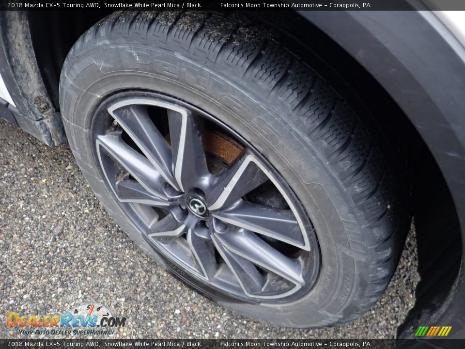 2018 Mazda CX-5 Touring AWD Snowflake White Pearl Mica / Black Photo #5