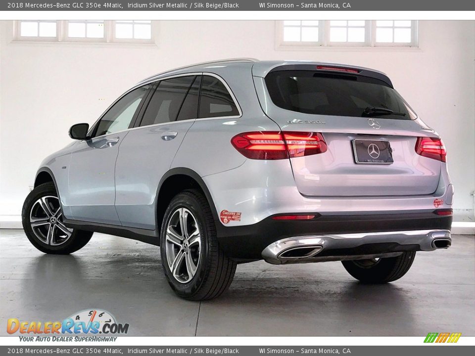 2018 Mercedes-Benz GLC 350e 4Matic Iridium Silver Metallic / Silk Beige/Black Photo #10