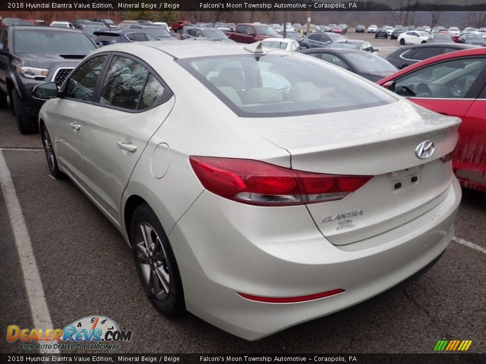 2018 Hyundai Elantra Value Edition Mineral Beige / Beige Photo #2