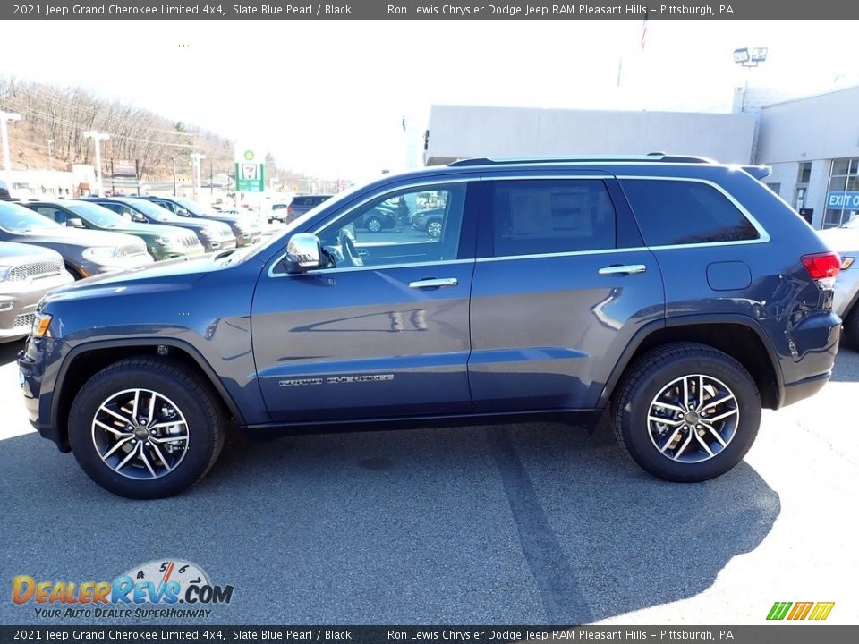 2021 Jeep Grand Cherokee Limited 4x4 Slate Blue Pearl / Black Photo #2