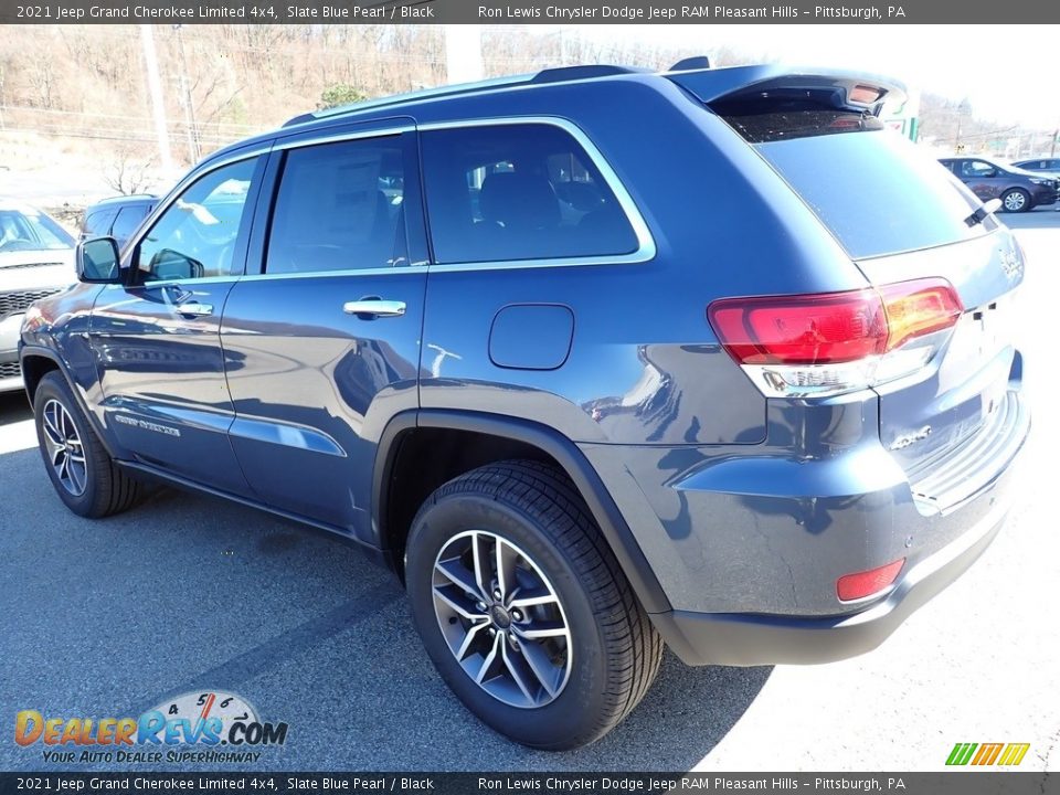 2021 Jeep Grand Cherokee Limited 4x4 Slate Blue Pearl / Black Photo #3