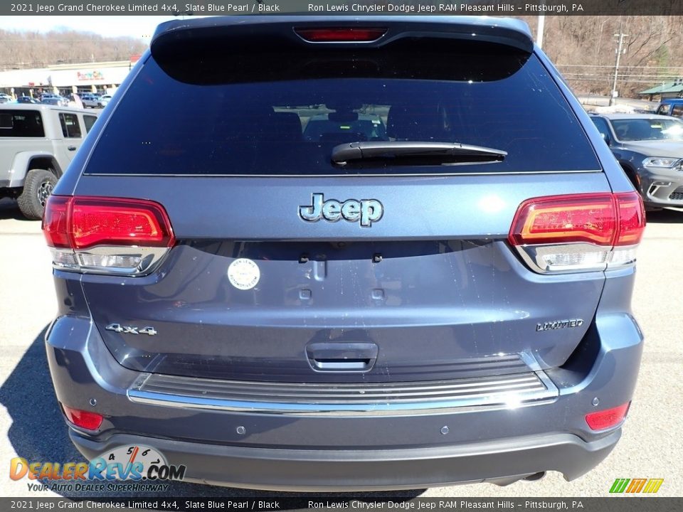 2021 Jeep Grand Cherokee Limited 4x4 Slate Blue Pearl / Black Photo #4