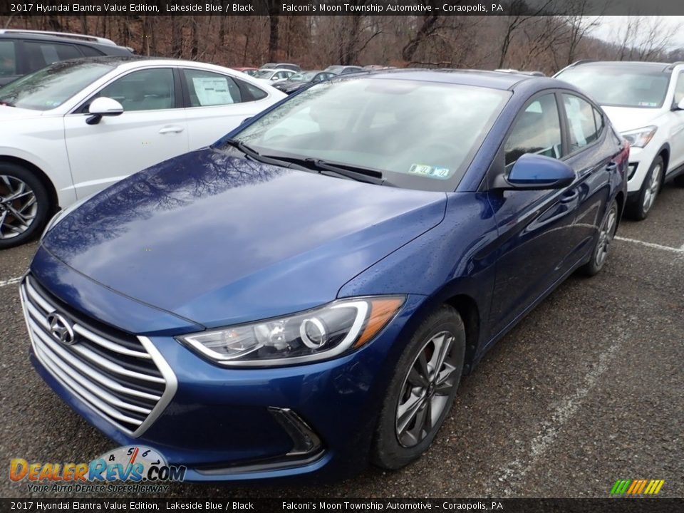 2017 Hyundai Elantra Value Edition Lakeside Blue / Black Photo #1