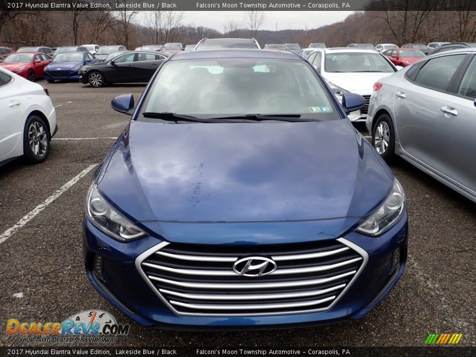 2017 Hyundai Elantra Value Edition Lakeside Blue / Black Photo #3