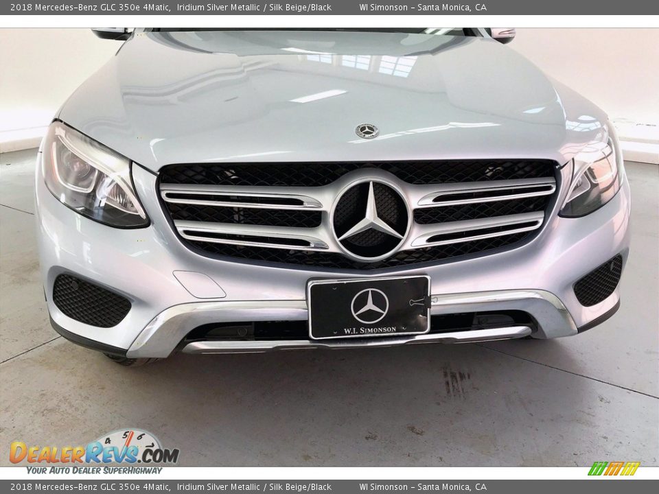 2018 Mercedes-Benz GLC 350e 4Matic Iridium Silver Metallic / Silk Beige/Black Photo #30