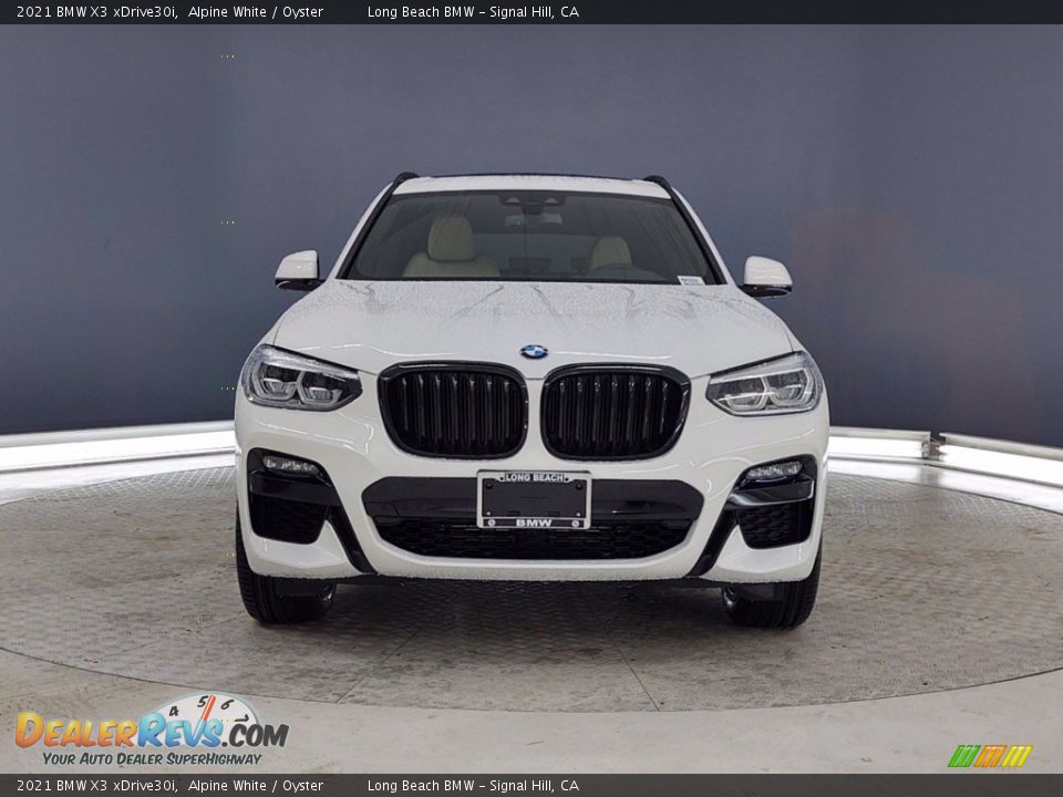 2021 BMW X3 xDrive30i Alpine White / Oyster Photo #2