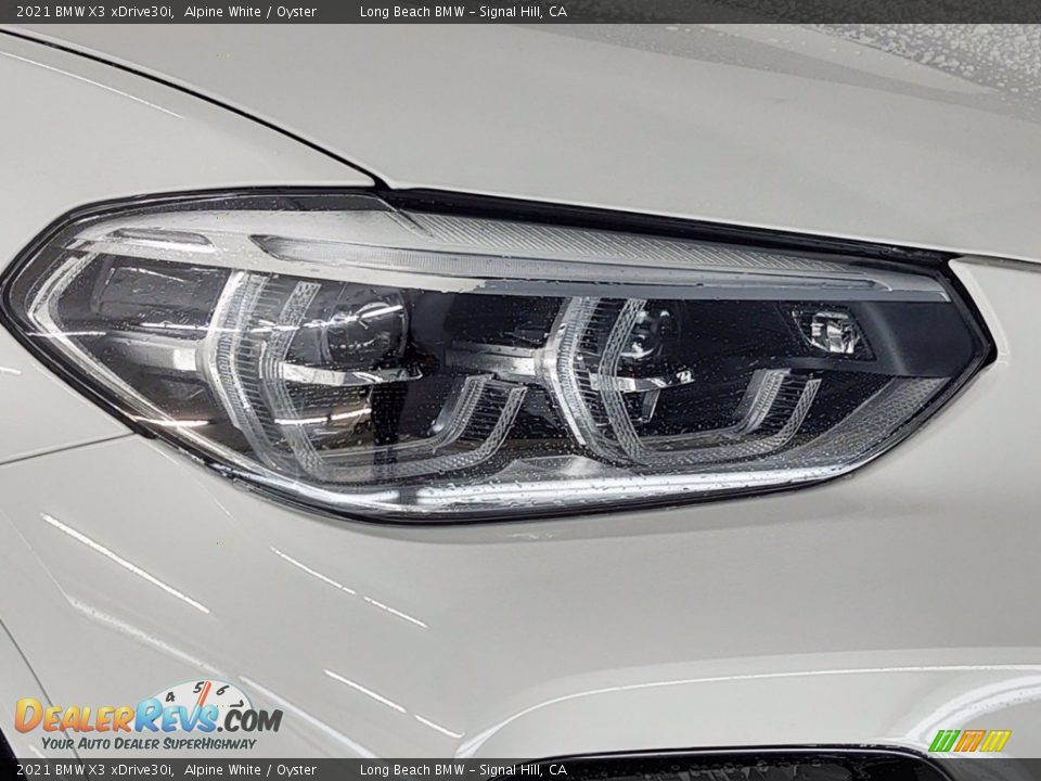 2021 BMW X3 xDrive30i Alpine White / Oyster Photo #4