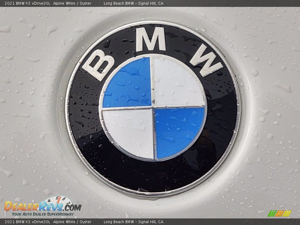 2021 BMW X3 xDrive30i Alpine White / Oyster Photo #5