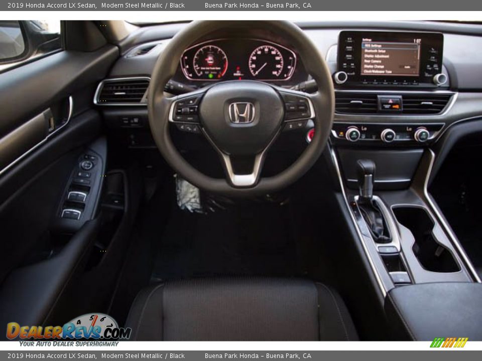 2019 Honda Accord LX Sedan Modern Steel Metallic / Black Photo #5