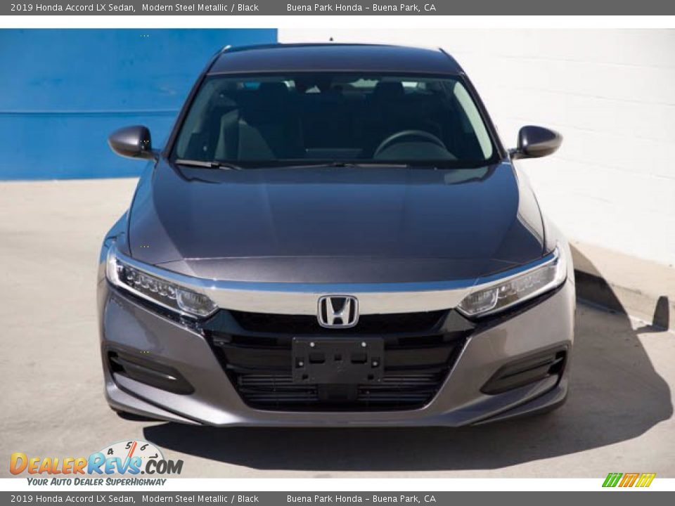 2019 Honda Accord LX Sedan Modern Steel Metallic / Black Photo #7