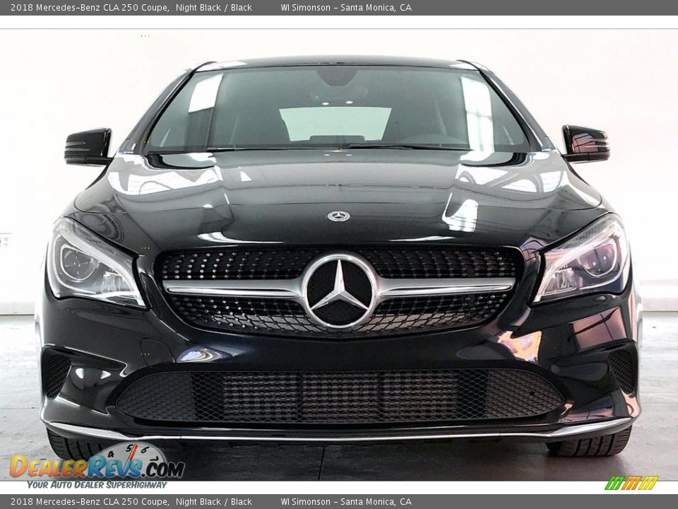 2018 Mercedes-Benz CLA 250 Coupe Night Black / Black Photo #2