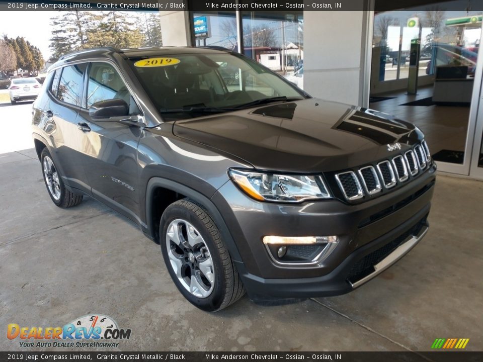 2019 Jeep Compass Limited Granite Crystal Metallic / Black Photo #2