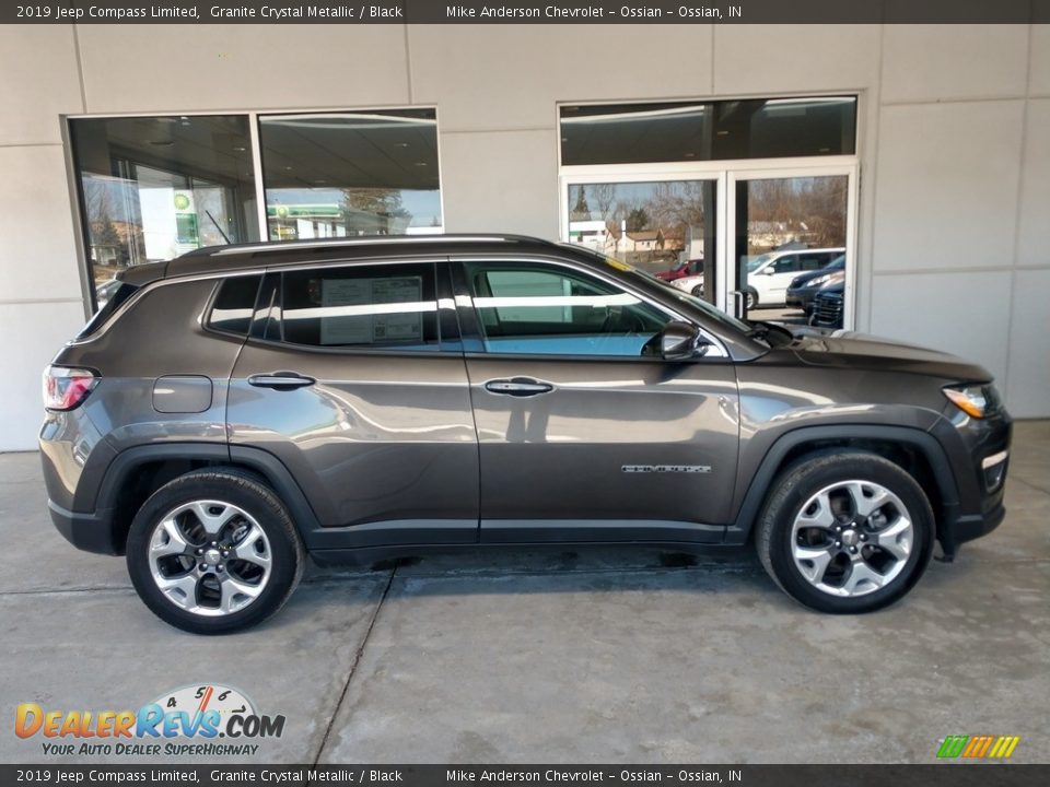 2019 Jeep Compass Limited Granite Crystal Metallic / Black Photo #3