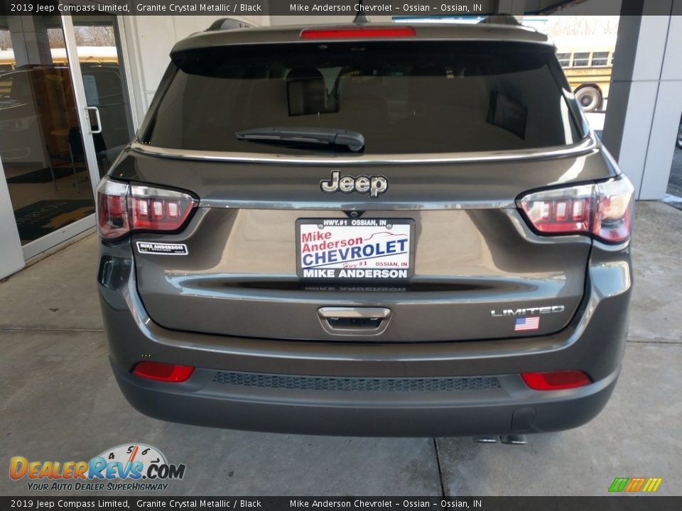 2019 Jeep Compass Limited Granite Crystal Metallic / Black Photo #5