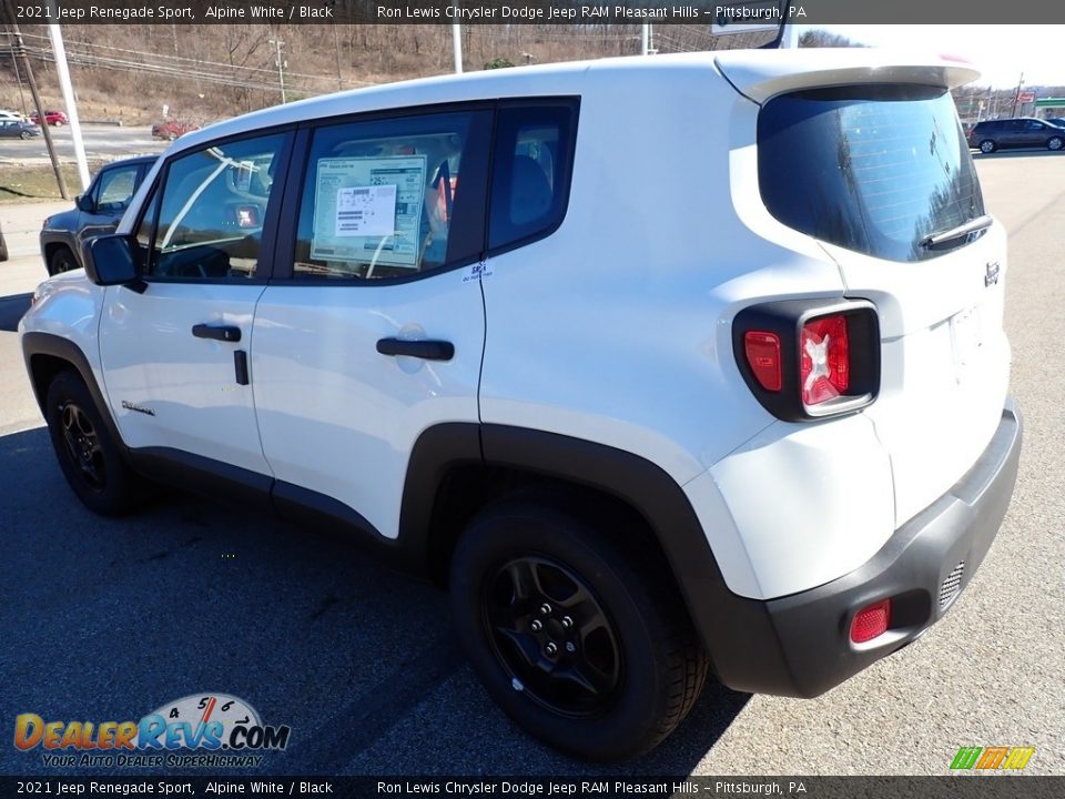 2021 Jeep Renegade Sport Alpine White / Black Photo #3