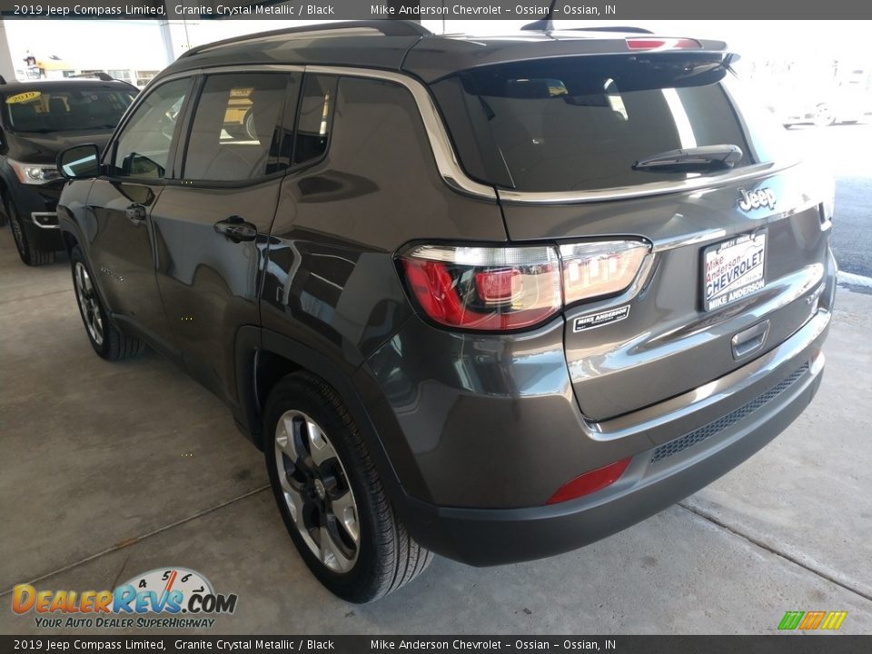 2019 Jeep Compass Limited Granite Crystal Metallic / Black Photo #7