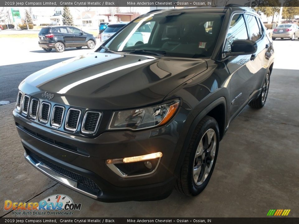 2019 Jeep Compass Limited Granite Crystal Metallic / Black Photo #8