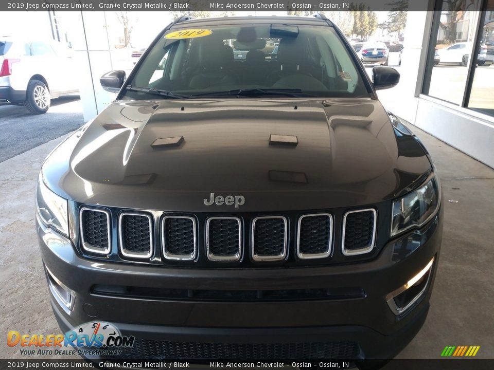 2019 Jeep Compass Limited Granite Crystal Metallic / Black Photo #9