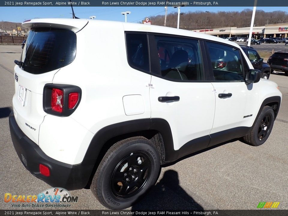 2021 Jeep Renegade Sport Alpine White / Black Photo #6