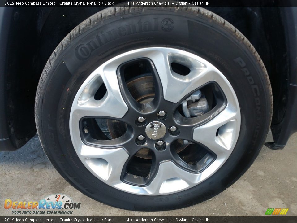 2019 Jeep Compass Limited Granite Crystal Metallic / Black Photo #11