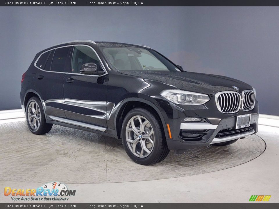 2021 BMW X3 sDrive30i Jet Black / Black Photo #1