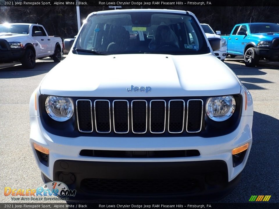 2021 Jeep Renegade Sport Alpine White / Black Photo #9