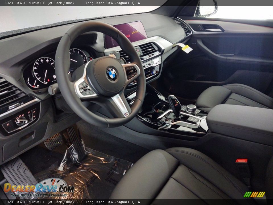 2021 BMW X3 sDrive30i Jet Black / Black Photo #11