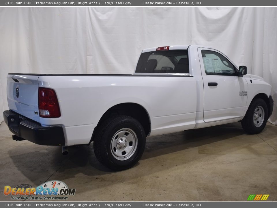 2016 Ram 1500 Tradesman Regular Cab Bright White / Black/Diesel Gray Photo #2