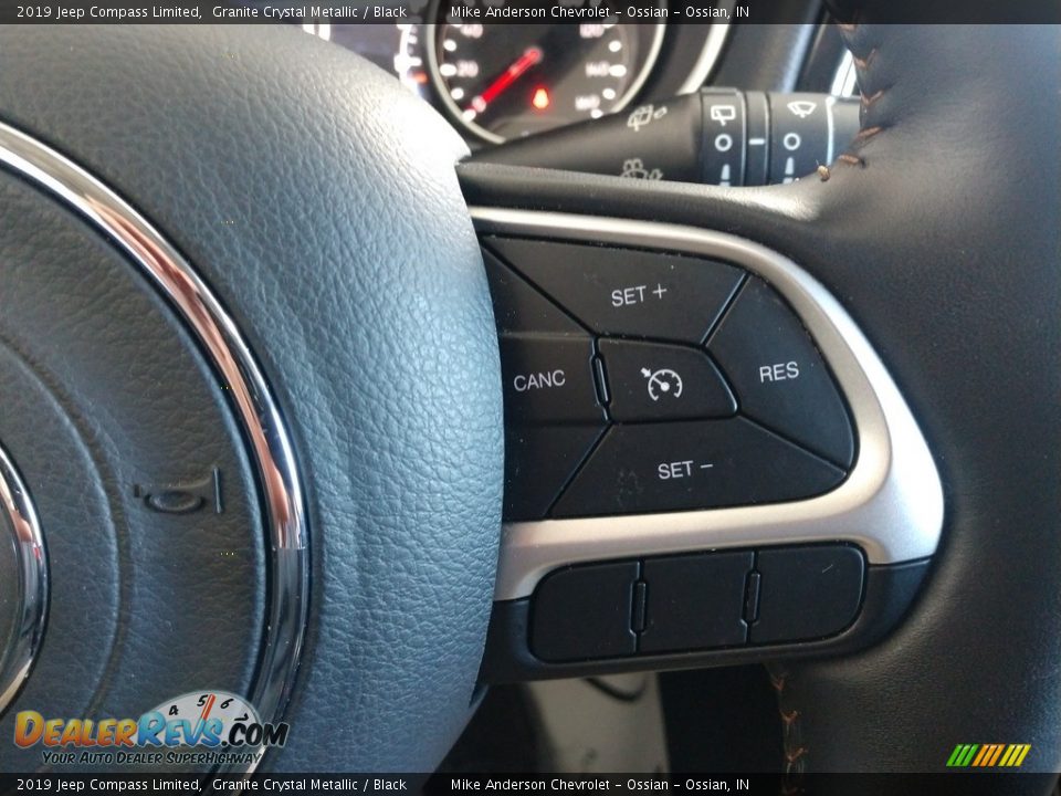 2019 Jeep Compass Limited Granite Crystal Metallic / Black Photo #24