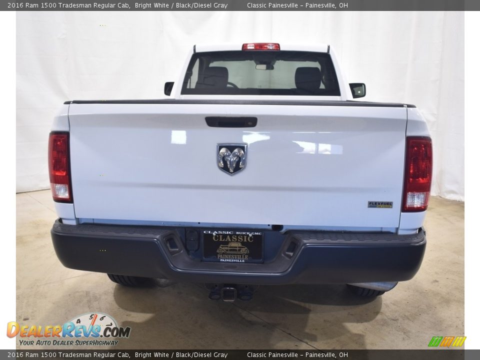 2016 Ram 1500 Tradesman Regular Cab Bright White / Black/Diesel Gray Photo #3