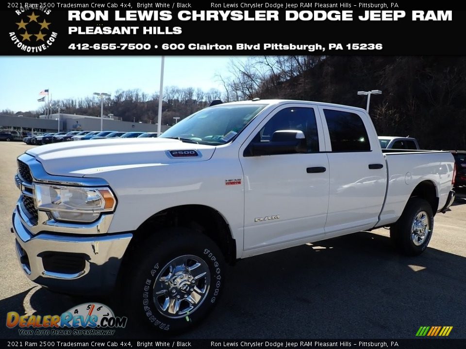 2021 Ram 2500 Tradesman Crew Cab 4x4 Bright White / Black Photo #1