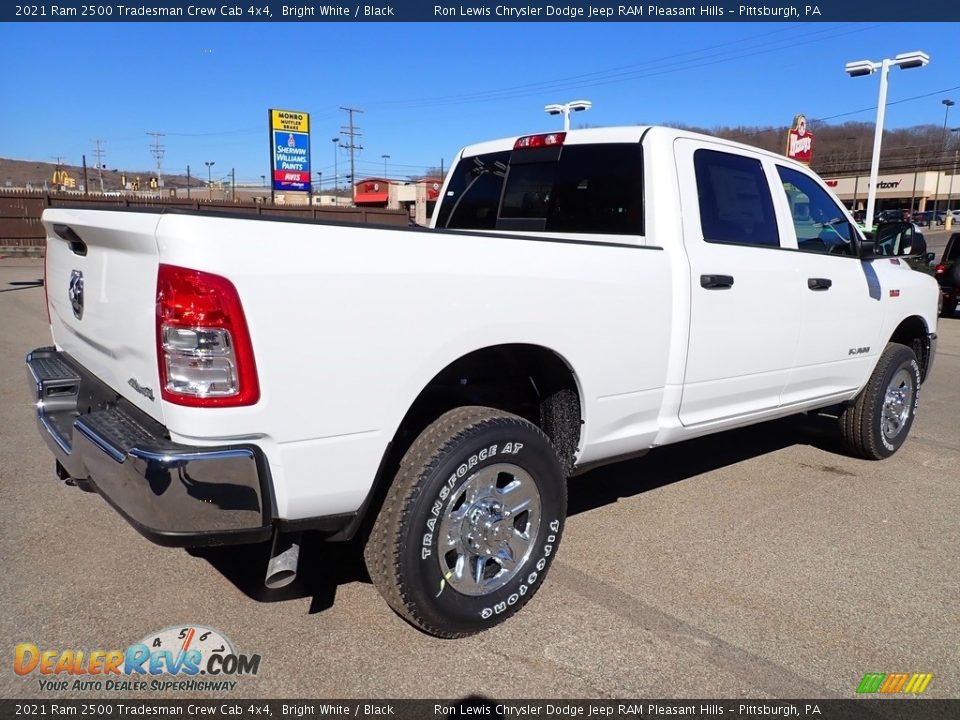 2021 Ram 2500 Tradesman Crew Cab 4x4 Bright White / Black Photo #5