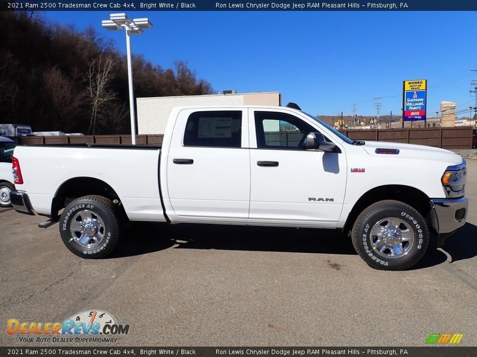 2021 Ram 2500 Tradesman Crew Cab 4x4 Bright White / Black Photo #6