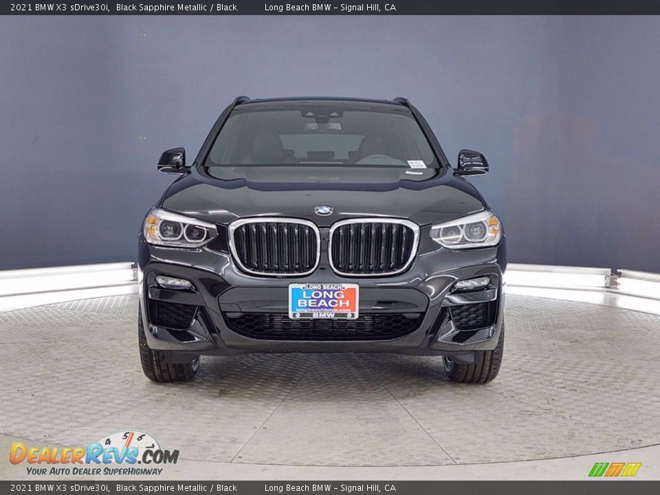 2021 BMW X3 sDrive30i Black Sapphire Metallic / Black Photo #2