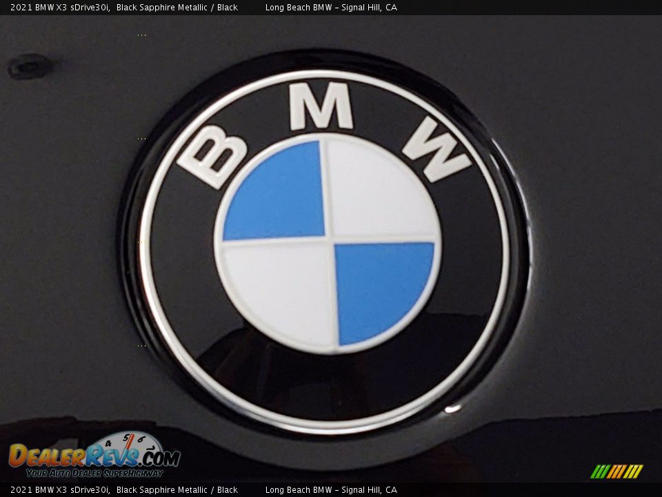 2021 BMW X3 sDrive30i Black Sapphire Metallic / Black Photo #5