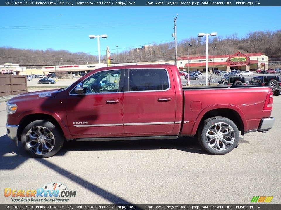 2021 Ram 1500 Limited Crew Cab 4x4 Delmonico Red Pearl / Indigo/Frost Photo #2