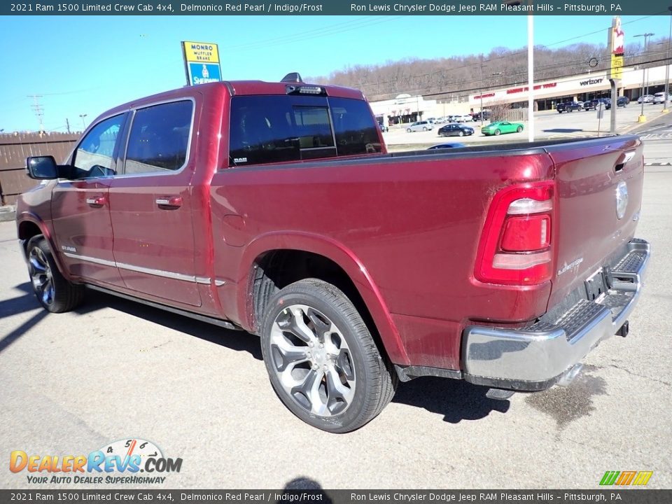 2021 Ram 1500 Limited Crew Cab 4x4 Delmonico Red Pearl / Indigo/Frost Photo #3