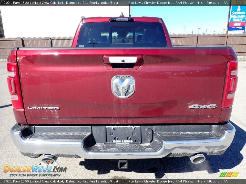 2021 Ram 1500 Limited Crew Cab 4x4 Delmonico Red Pearl / Indigo/Frost Photo #4