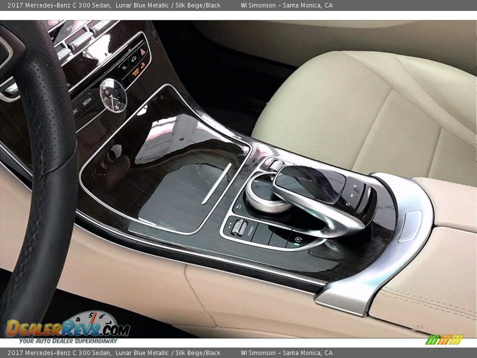 2017 Mercedes-Benz C 300 Sedan Lunar Blue Metallic / Silk Beige/Black Photo #17