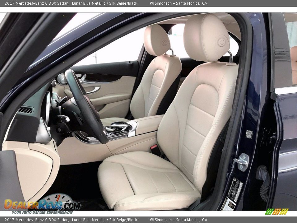 2017 Mercedes-Benz C 300 Sedan Lunar Blue Metallic / Silk Beige/Black Photo #18