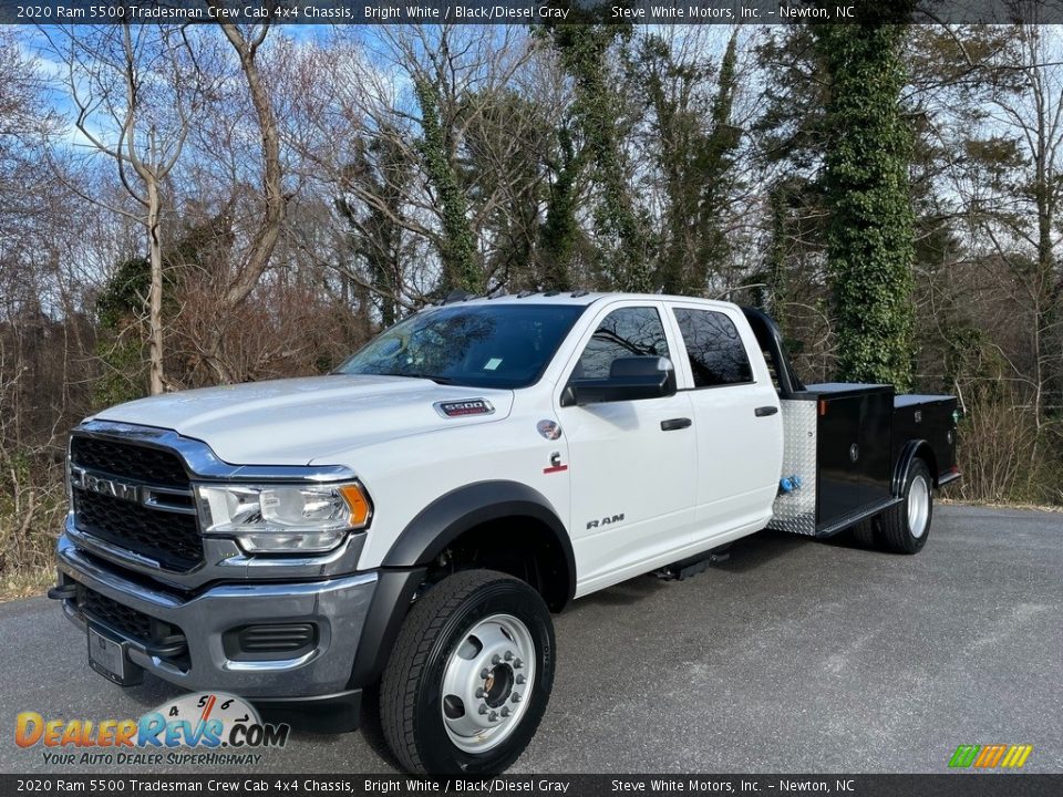 2020 Ram 5500 Tradesman Crew Cab 4x4 Chassis Bright White / Black/Diesel Gray Photo #2